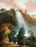 Les cascades de Tivoli avec le Temple de la Sibylle - Hubert Robert — artwork view