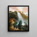 Les cascades de Tivoli avec le Temple de la Sibylle - Hubert Robert — framed artwork on a wall