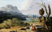 Lavandière dans un paysage - Hubert Robert — artwork view
