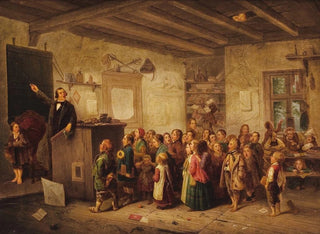 Practical Children's Choir Painting - Hubert Salentin — artwork view