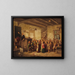 Practical Children's Choir Painting - Hubert Salentin — framed artwork on a wall