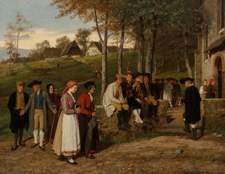 Going to Church - Hubert Salentin — artwork view