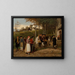Going to Church - Hubert Salentin — framed artwork on a wall