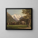 Virgin Painting - Hubert Sattler — framed artwork on a wall