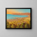 Vue de Cannes - Hubert Sattler — framed artwork on a wall