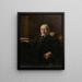 Judge William Butler Hornblower 1851-1914 - Hubert Vos — framed artwork on a wall