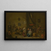 Genre scene in a tavern - Hubert van Ravesteyn — framed artwork on a wall