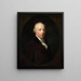 Portrait of Richard Lovell Edgeworth 1744-1817 - Hugh Douglas Hamilton — framed artwork on a wall