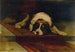Saint Bernard lying on a rug - Hugh George Shaw — artwork view