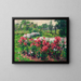 The open garden - Hugh Henry Breckenridge — framed artwork on a wall