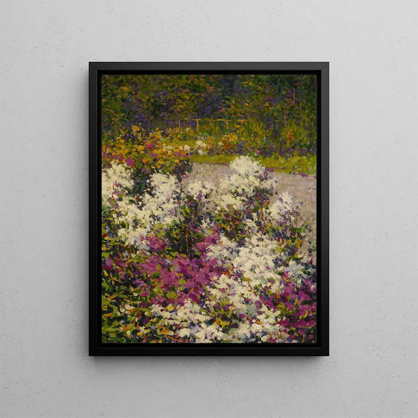 White Phlox Painting - Hugh Henry Breckenridge — framed artwork on a wall