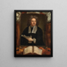 Portrait of Arcangelo Corelli 1653-1713 Composer and Violinist - Hugh Howard — framed artwork on a wall