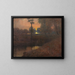 Evening - Hugh Huntington Howard — framed artwork on a wall