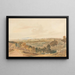 Oxford Painting from Boars Hill - Hugh O'Neill — framed artwork on a wall