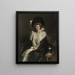 Portrait of a lady - Hugh de Twenbrokes Glazebrook — framed artwork on a wall