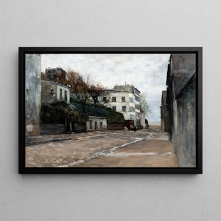 Rue Gabrielle Paris - Hugo Birger — framed artwork on a wall