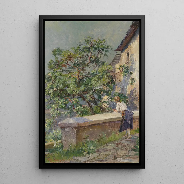 the Wachau - Hugo Charlemont — framed artwork on a wall