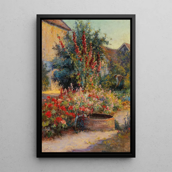 Garden at Brioni - Hugo Charlemont — framed artwork on a wall