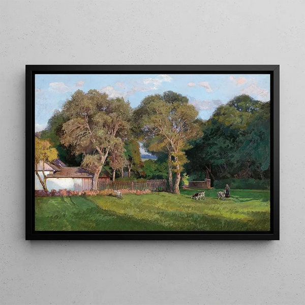 the Wienerwald - Hugo Darnaut — framed artwork on a wall