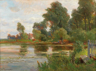At the edge of the pond - Hugo Darnaut — artwork view