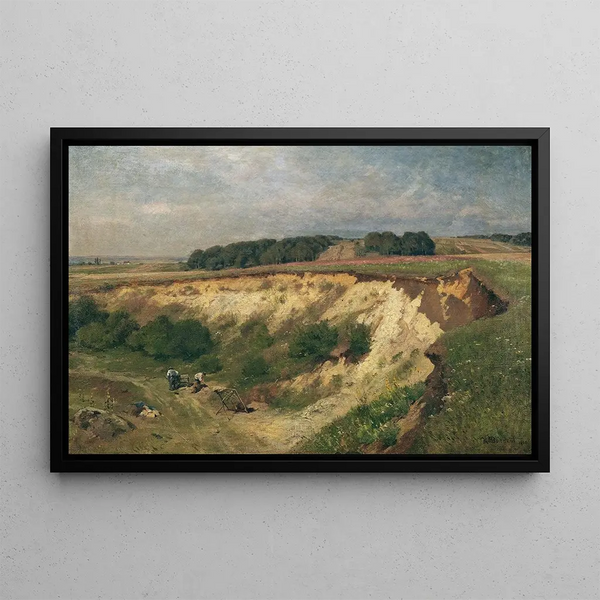 La Sablière - Hugo Darnaut — framed artwork on a wall