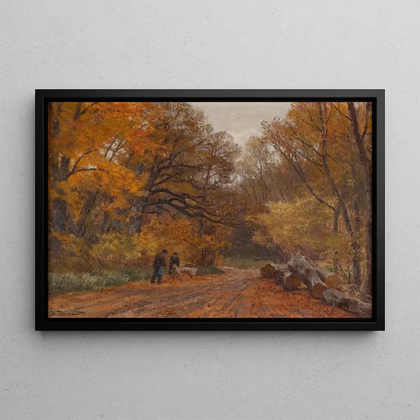 Motif de Lundenburg - Hugo Darnaut — framed artwork on a wall