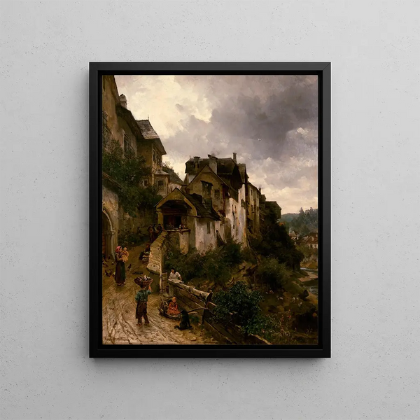 Motif de Zell - Hugo Darnaut — framed artwork on a wall