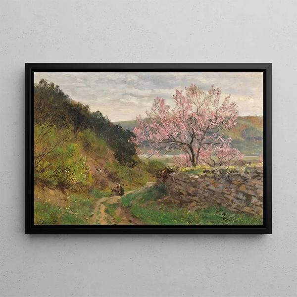 Spring Painting - Hugo Darnaut — framed artwork on a wall