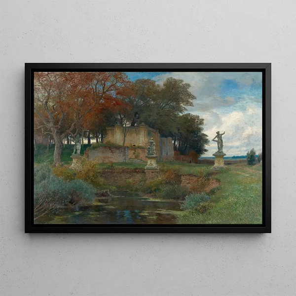 Splendeur engloutie - Hugo Darnaut — framed artwork on a wall