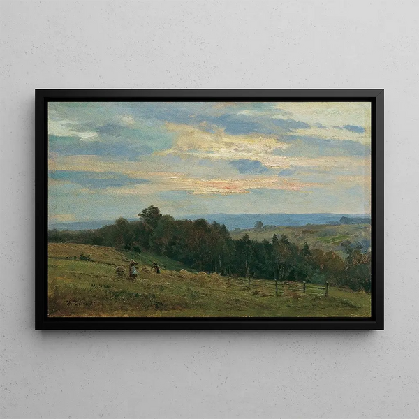 At Harvest Time - Hugo Darnaut — framed artwork on a wall
