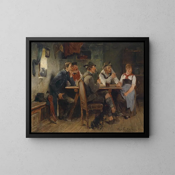 on the test bench - Hugo Kauffmann — framed artwork on a wall