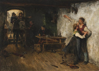 Hugo Kauffmann - Rauferei.webp