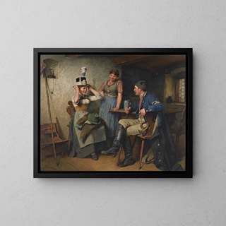 Ça te va bien - Hugo Kauffmann — framed artwork on a wall