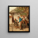 The boules game - Hugo Kotschenreiter — framed artwork on a wall
