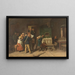 L'Agent de police au pub - Hugo Kotschenreiter — framed artwork on a wall