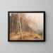 Birch Forest - Hugo Mühlig — framed artwork on a wall