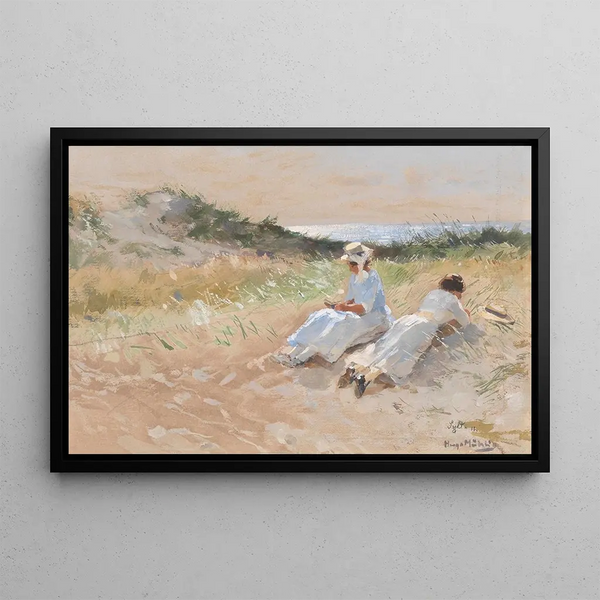 Partie sur Sylt - Hugo Mühlig — framed artwork on a wall