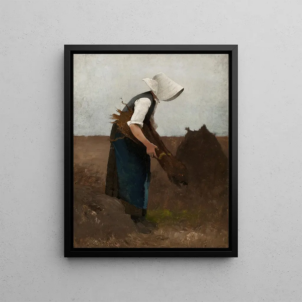 Poppy Picking - Hugo Salmson — framed artwork on a wall