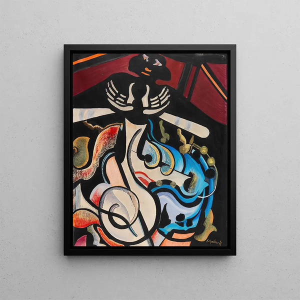 The Conductor - Hugo Scheiber — framed artwork on a wall