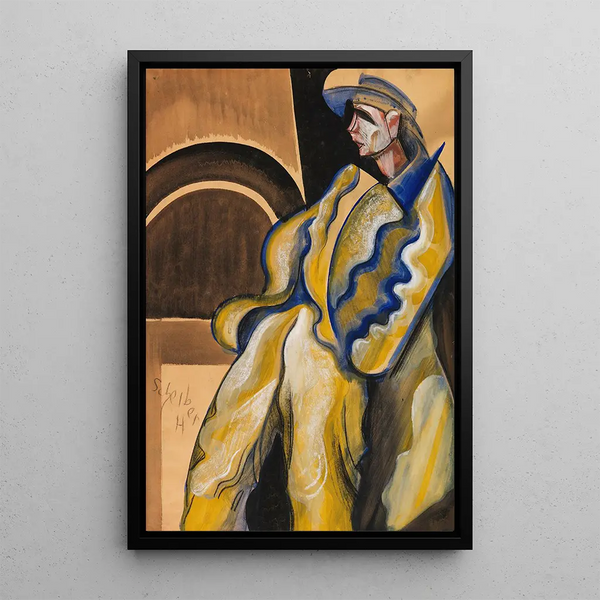 L'homme - Hugo Scheiber — framed artwork on a wall