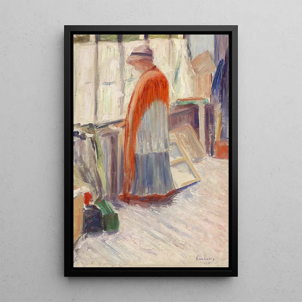In the workshop - Hugo Simberg — framed artwork on a wall