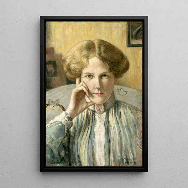 Marie Von Heiroth - Hugo Simberg — framed artwork on a wall