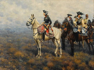 Frédéric the Great observing the battlefield - Hugo Ungewitter — artwork view
