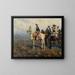 Frédéric the Great observing the battlefield - Hugo Ungewitter — framed artwork on a wall