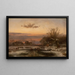 Plaisir d'une soirée d'hiver - Hugo Veit — framed artwork on a wall