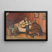 The Guitar Player - Hugo Wolff-Maage — framed artwork on a wall