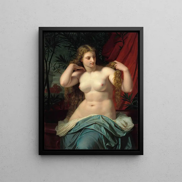 They Swear - Hugues Merle — framed artwork on a wall