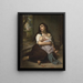 L'abandonnée - Hugues Merle — framed artwork on a wall