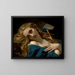 Marie Madeleine dans la grotte - Hugues Merle — framed artwork on a wall