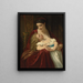Affection maternelle - Hugues Merle — framed artwork on a wall